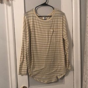 Striped slouchy top